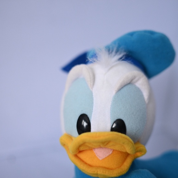 Vtg Disney Baby Donald Duck TOUCH & CRAWL Mattel Plush Toy 12” Tested & Works - Picture 13 of 14